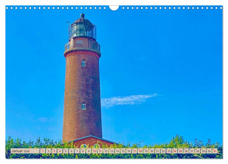 Produktbild: Fischland zwischen Ostsee und Bodden (Wandkalender 2026 DIN A3 quer), CALVENDO Monatskalender