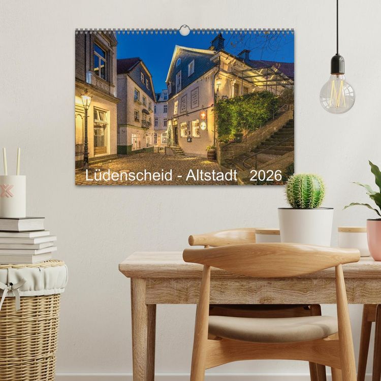Produktbild: L&uuml;denscheid - Die Altstadt 2026 (Wandkalender 2026 DIN A3 quer), CALVENDO Monatskalender