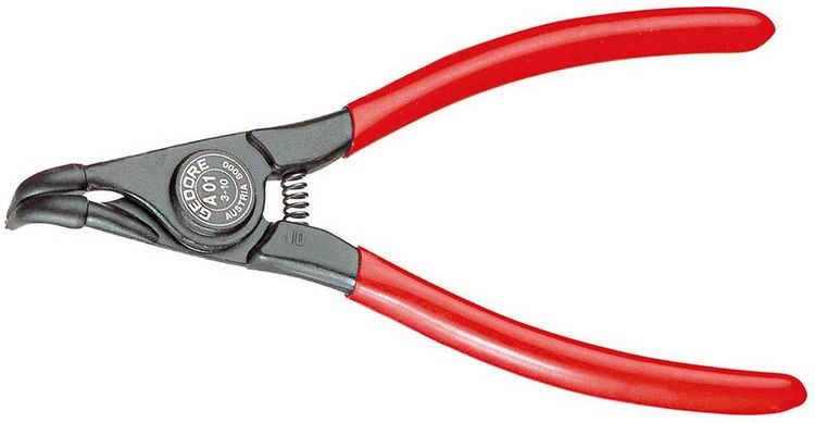 Produktbild: Gedore 6702350 Montagewerkzeug Passend f&uuml;r (Seegeringzangen) Au&szlig;enringe 10-25 mm Spitzenform (Details) abgewinkelt 90&deg;