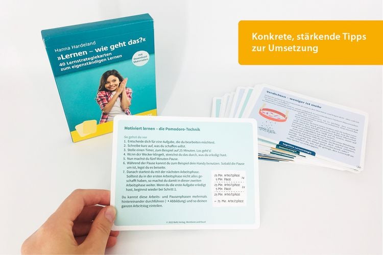 Produktbild: &raquo;Lernen, wie geht das?&laquo; &ndash; 40 Lernstrategiekarten zum eigenst&auml;ndigen Lernen