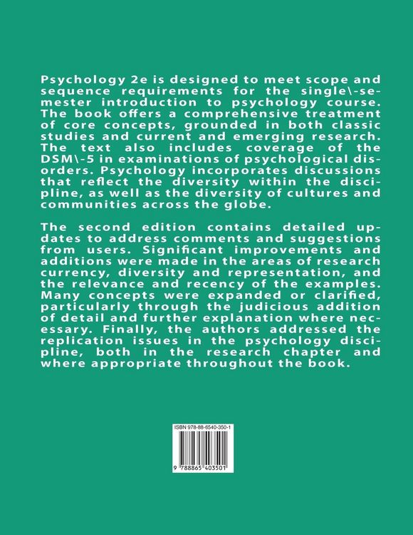 Produktbild: Psychology 2e