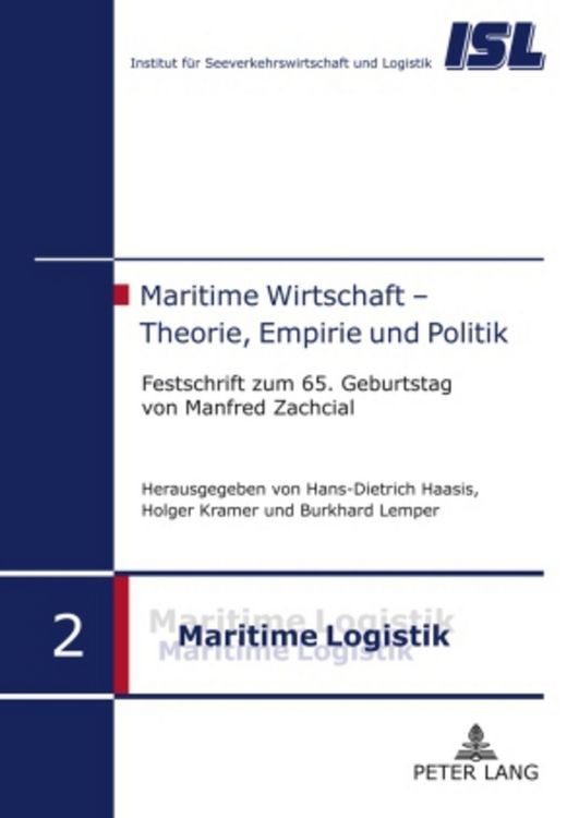 Produktbild: Maritime Wirtschaft &ndash; Theorie, Empirie und Politik