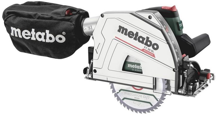 Produktbild: Metabo KT 66 BL Handkreiss&auml;ge Schnitttiefe max. (90&deg;) 66mm inkl. Koffer 1200W