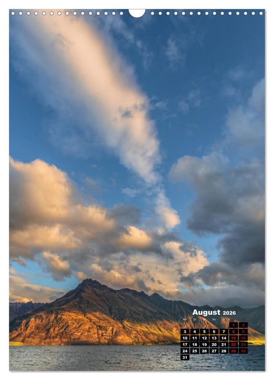 Produktbild: Neuseeland, Inseln der Tr&auml;ume (Wandkalender 2026 DIN A3 hoch), CALVENDO Monatskalender