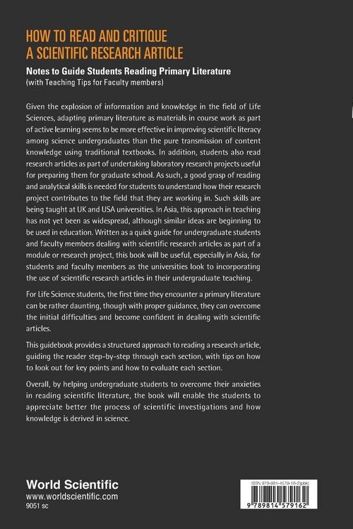 Produktbild: How To Read and Critique a Scientific Research Article