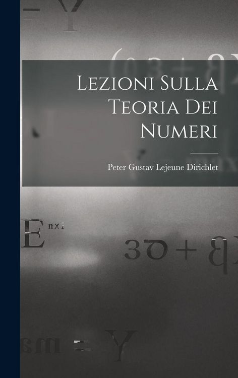 Produktbild: Lezioni Sulla Teoria Dei Numeri