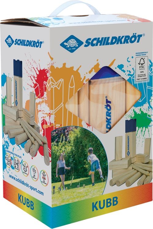 Produktbild: Schildkr&ouml;t Kubb / Schwedenschach / Wikingerkegeln