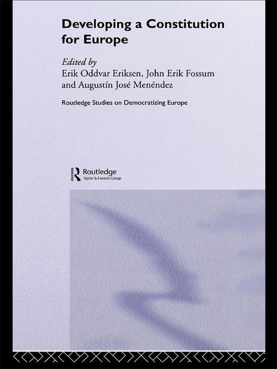Produktbild: Developing a Constitution for Europe