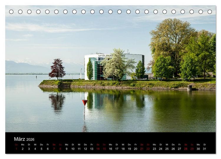 Produktbild: Traumhaftes Lindau im Bodensee (Tischkalender 2026 DIN A5 quer), CALVENDO Monatskalender