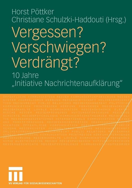 Produktbild: Vergessen? Verschwiegen? Verdr&auml;ngt?