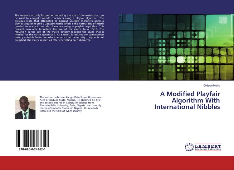 Produktbild: A Modified Playfair Algorithm With International Nibbles
