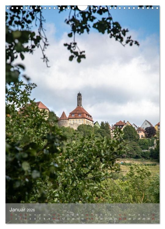 Produktbild: Rothenburg und Umgebung (Wandkalender 2026 DIN A3 hoch), CALVENDO Monatskalender