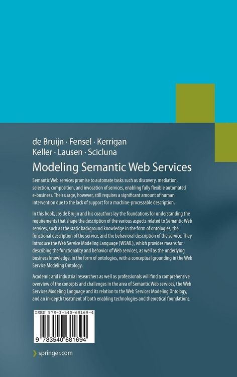 Produktbild: Modeling Semantic Web Services