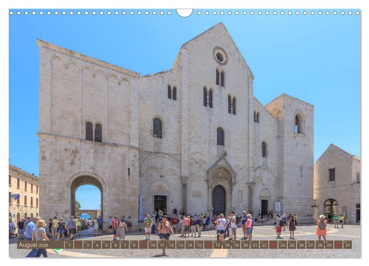 Produktbild: Altstadt Bari Vecchia (Wandkalender 2026 DIN A3 quer), CALVENDO Monatskalender
