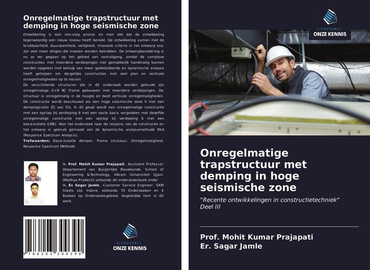 Produktbild: Onregelmatige trapstructuur met demping in hoge seismische zone