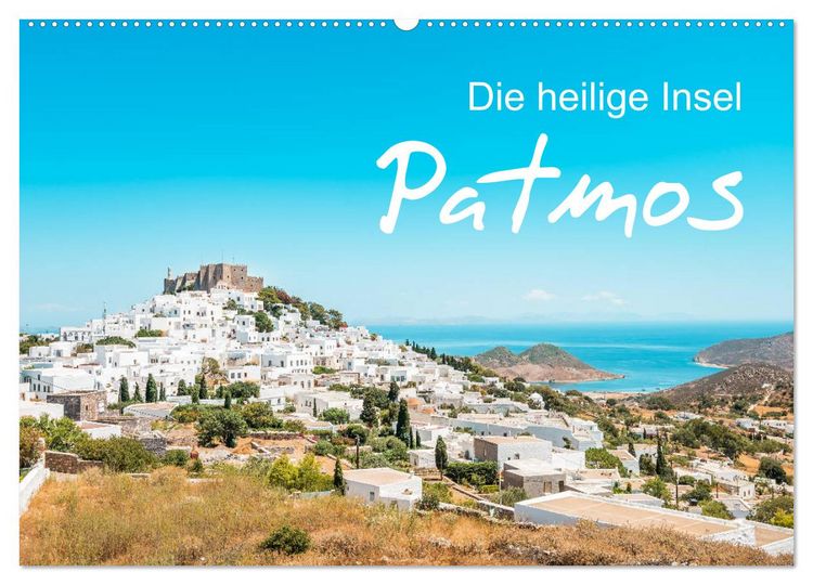 Produktbild: Patmos - Die heilige Insel (Wandkalender 2026 DIN A2 quer), CALVENDO Monatskalender