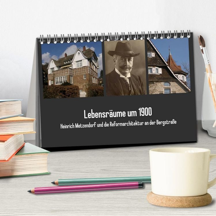 Produktbild: Lebensr&auml;ume um 1900 (Tischkalender 2026 DIN A5 quer), CALVENDO Monatskalender