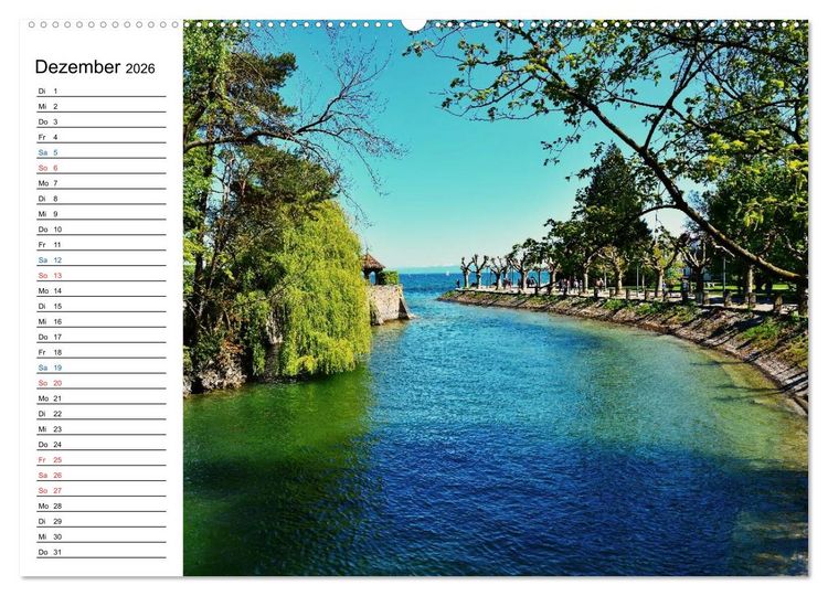Produktbild: Konstanz - Ansichtssache (hochwertiger Premium Wandkalender 2026 DIN A2 quer), Kunstdruck in Hochglanz