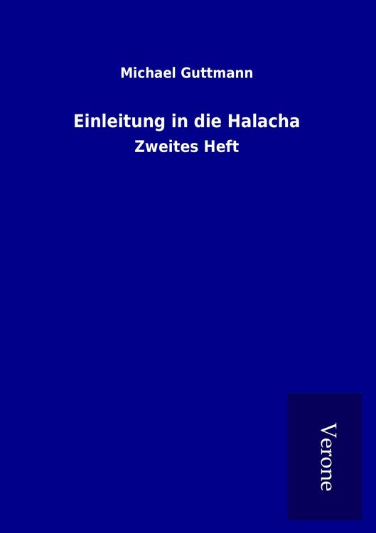 Produktbild: Einleitung in die Halacha