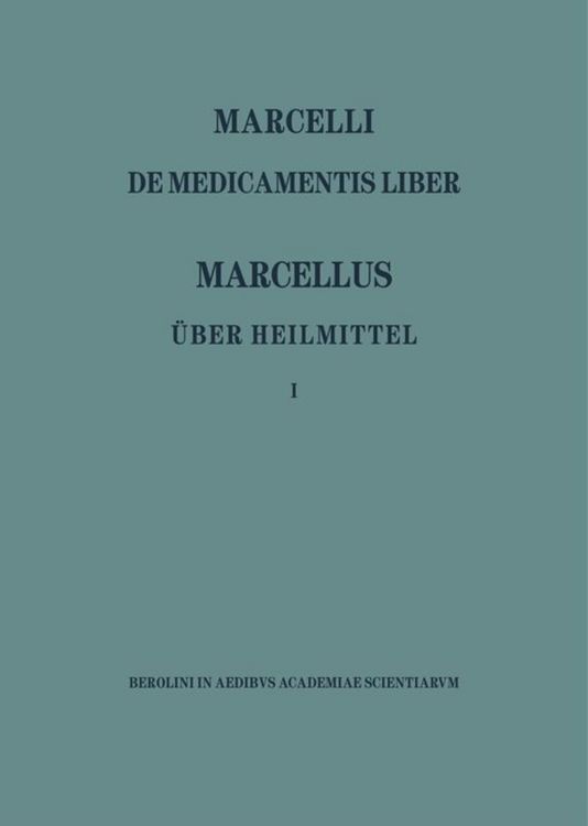 Produktbild: Marcellus &ndash; &Uuml;ber Heilmittel 1