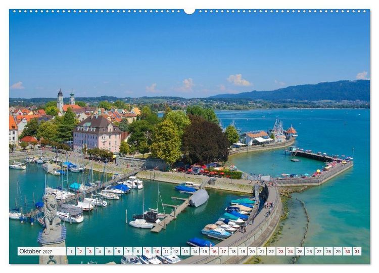 Produktbild: Bodensee - Traumlandschaften am Wasser (hochwertiger Premium Wandkalender 2027 DIN A2 quer), Kunstdruck in Hochglanz