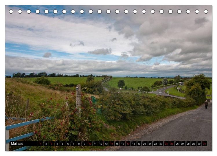 Produktbild: Quer durch Irland - Landschaften pur (Tischkalender 2026 DIN A5 quer), CALVENDO Monatskalender