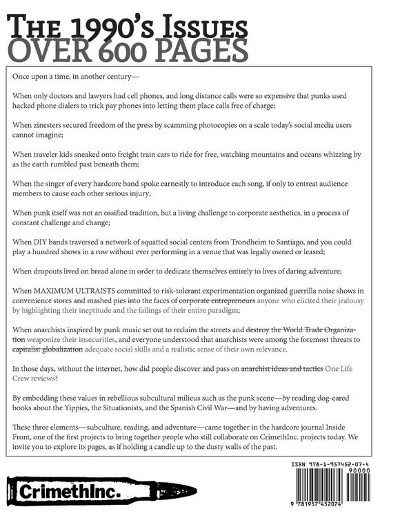 Produktbild: Inside Front Zine - Journal Of Hardcore Punk