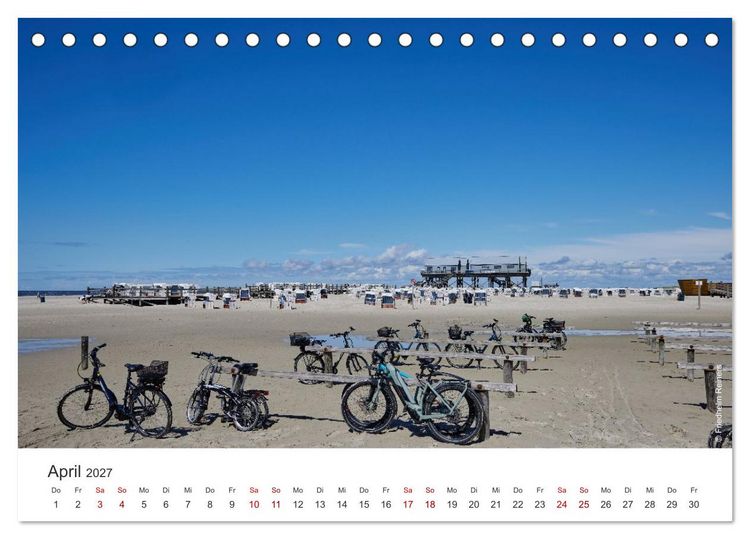 Produktbild: Halbinsel Eiderstedt - Momente der Natur (Tischkalender 2027 DIN A5 quer), CALVENDO Monatskalender