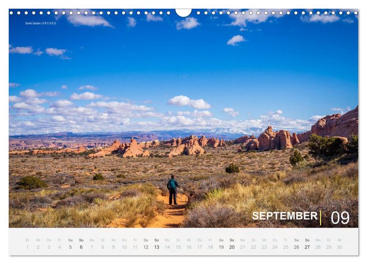 Produktbild: Wunderbare Wanderungen im S&uuml;dwesten der USA (Wandkalender 2026 DIN A3 quer), CALVENDO Monatskalender