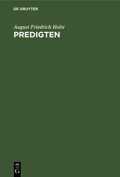 Produktbild: Predigten