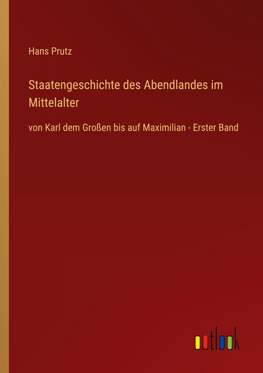 Produktbild: Staatengeschichte des Abendlandes im Mittelalter