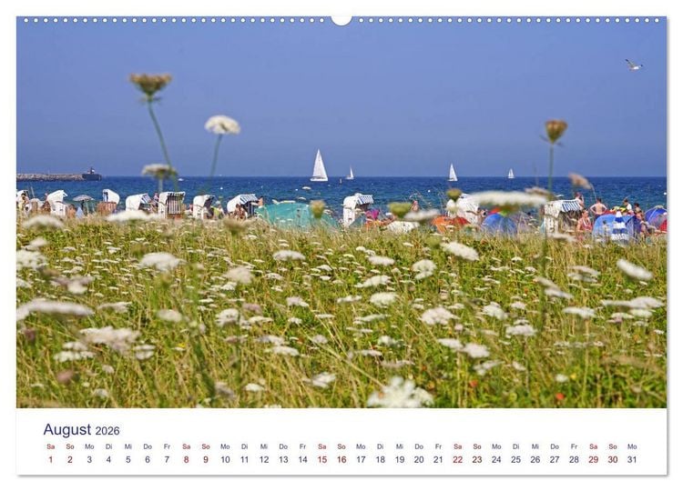 Produktbild: Radtouren ab Eckernf&ouml;rde (hochwertiger Premium Wandkalender 2026 DIN A2 quer), Kunstdruck in Hochglanz