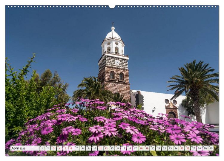 Produktbild: Kanarische Inseln - Lanzarote (hochwertiger Premium Wandkalender 2026 DIN A2 quer), Kunstdruck in Hochglanz