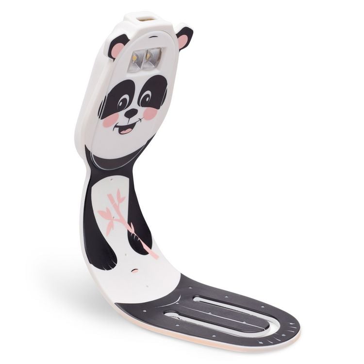 Produktbild: Flexilight Pals RC (Panda) - wiederaufladbares Leselicht - 2 in 1 Leselampe & Lesezeichen - LED Leselicht - Geschenk für Leser, Buchliebhaber - Deutsc