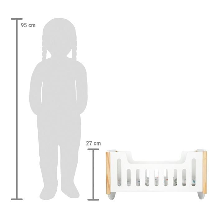 Produktbild: Puppenbett zum Wiegen "Little Button