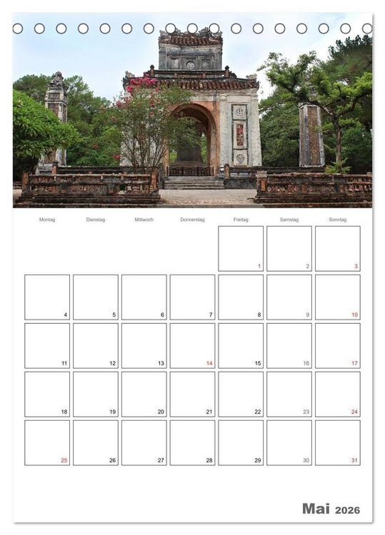 Produktbild: Vietnam 2026 Land der Kontraste (Tischkalender 2026 DIN A5 hoch), CALVENDO Monatskalender