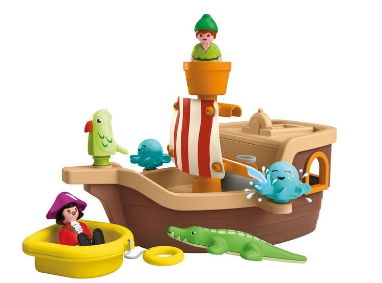 Produktbild: 71769 JUNIOR & Disney: Peter Pans Piratenschiff mit Wasserspritzspa&szlig;