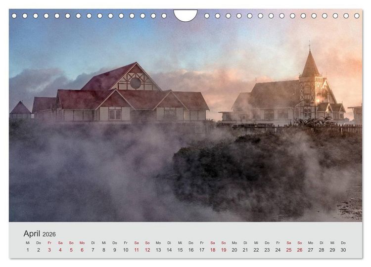 Produktbild: Neuseeland - Eine fotografische Rundreise von Nord nach S&uuml;d (Wandkalender 2026 DIN A4 quer), CALVENDO Monatskalender
