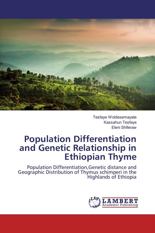 Produktbild: Population Differentiation and Genetic Relationship in Ethiopian Thyme