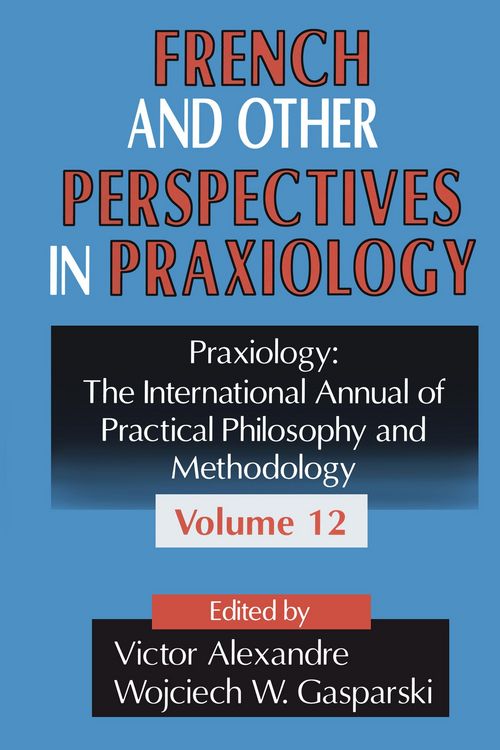Produktbild: French and Other Perspectives in Praxiology