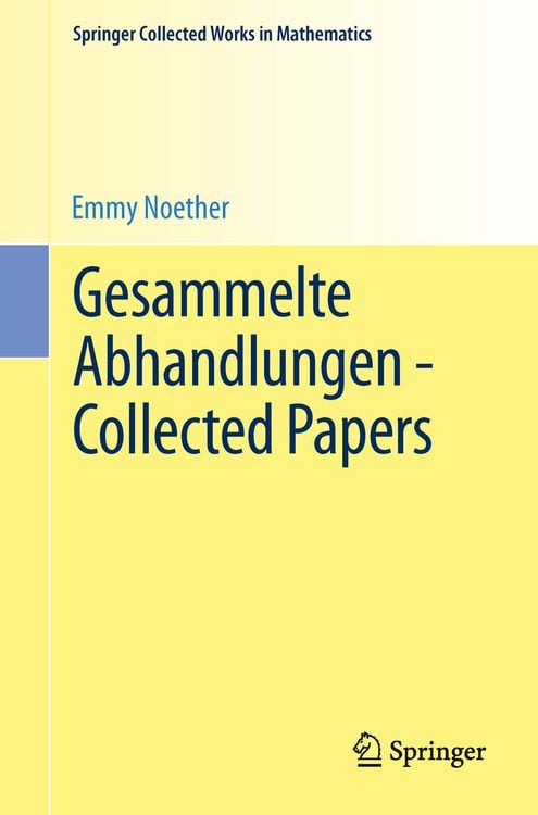Bild vom Artikel Gesammelte Abhandlungen - Collected Papers vom Autor Emmy Noether