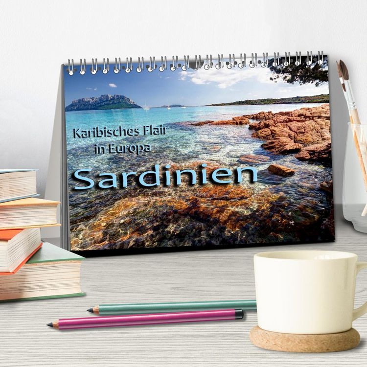 Produktbild: Sardinien / CH-Version (Tischkalender 2026 DIN A5 quer), CALVENDO Monatskalender