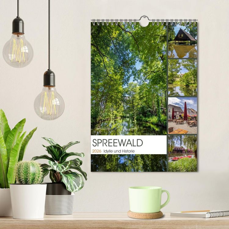 Produktbild: SPREEWALD Idylle und Historie (Wandkalender 2026 DIN A4 hoch), CALVENDO Monatskalender