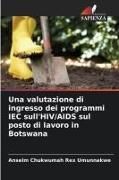 Produktbild: Una valutazione di ingresso dei programmi IEC sull'HIV/AIDS sul posto di lavoro in Botswana