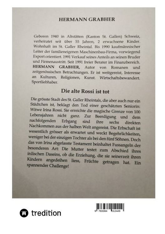 Produktbild: Die alte Rossi ist tot
