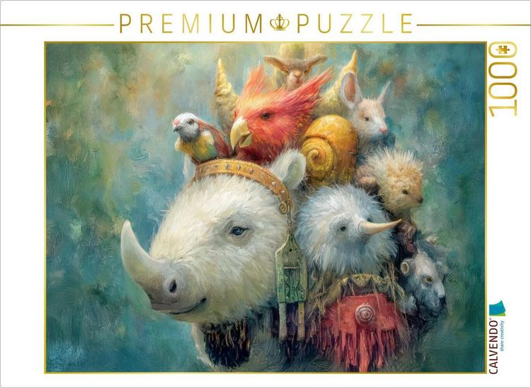 Produktbild: CALVENDO Puzzle Humorvolle Tiere | 1000 Teile Lege-Gr&ouml;&szlig;e 64x48cm Foto-Puzzle f&uuml;r gl&uuml;ckliche Stunden