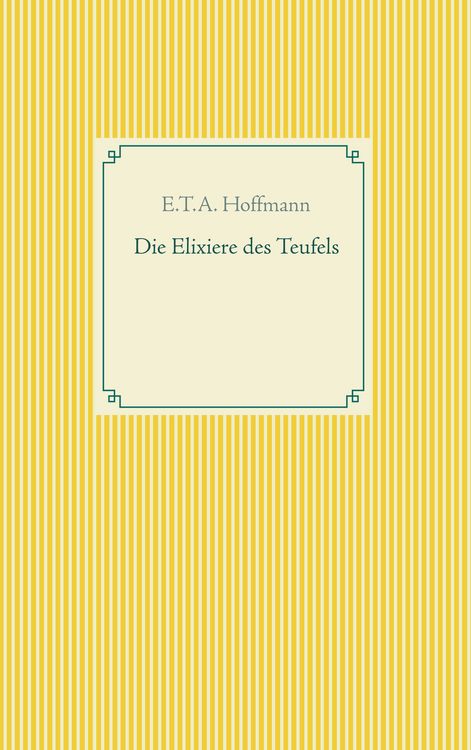 Produktbild: Die Elixiere des Teufels