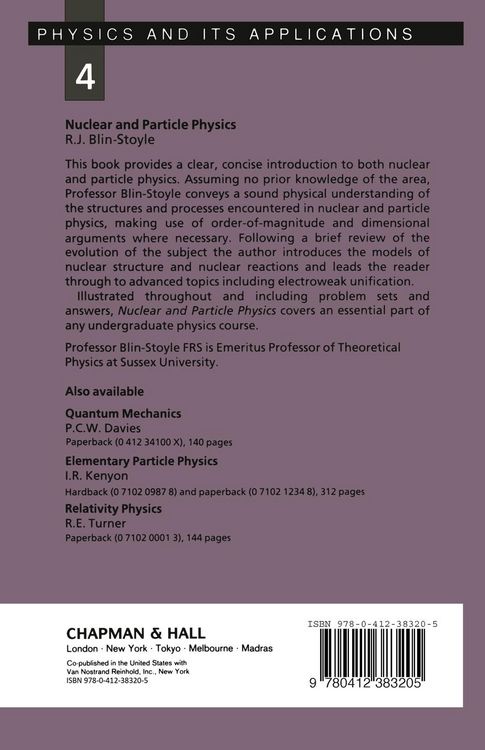 Produktbild: Nuclear and Particle Physics