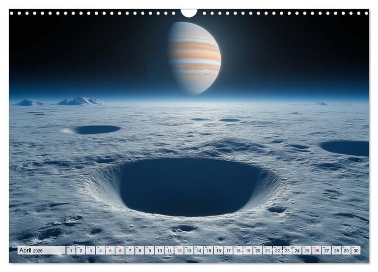 Produktbild: Kosmische Landschaften - Jenseits der Erde (Wandkalender 2026 DIN A3 quer), CALVENDO Monatskalender