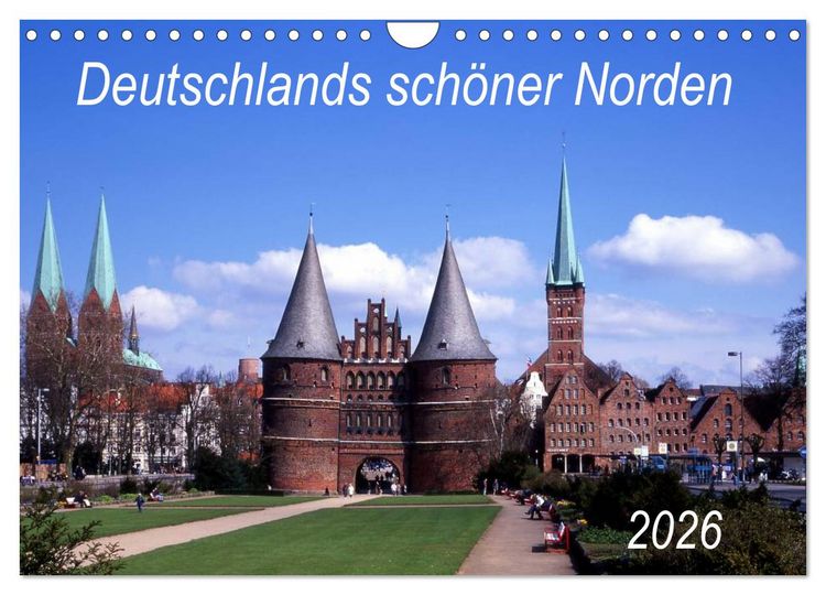 Produktbild: Deutschlands sch&ouml;ner Norden (Wandkalender 2026 DIN A4 quer), CALVENDO Monatskalender
